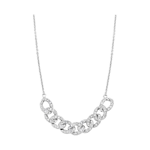 10Kt White Gold Diamond (5/8Ctw) Necklace Branham's Jewelry East Tawas, MI