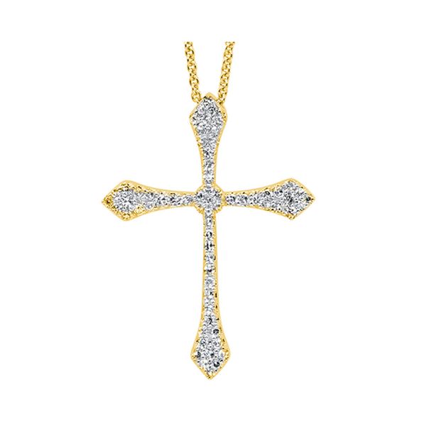 14Kt Yellow Gold Diamond 1/5Ctw Pendant Maharaja's Fine Jewelry & Gift Panama City, FL