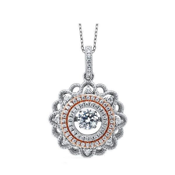 Silver White Rose Pendant Grayson & Co. Jewelers Iron Mountain, MI