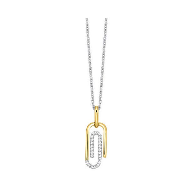 10Kt Yellow Gold Diamond (1/10 Ctw) Pendant Ware's Jewelers Bradenton, FL