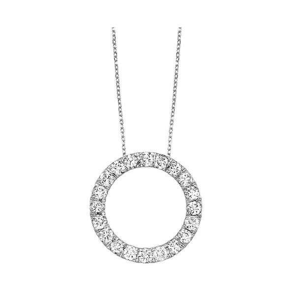 14Kt White Gold Diamond 1/2Ctw Pendant Biondi Diamond Jewelers Aurora, CO