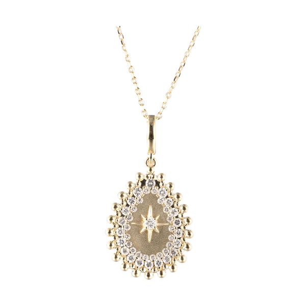 14Kt Yellow Gold Diamond 1/2Ctw Pendant Don's Jewelry & Design Washington, IA