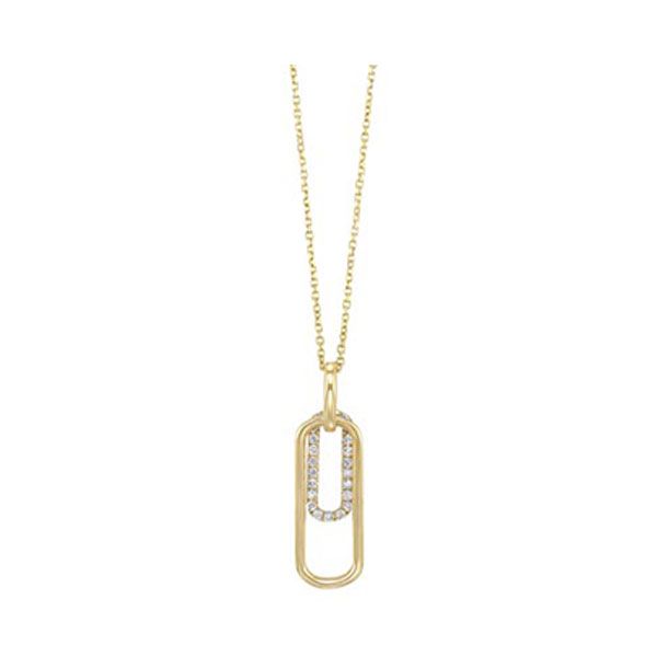 10Kt Yellow Gold Diamond (1/10 Ctw) Pendant Milano Jewelers Pembroke Pines, FL
