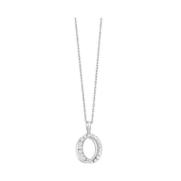10Kt White Gold Diamond 1/10Ctw Pendant Layne's Jewelry Gonzales, LA