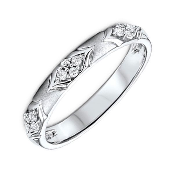 14KT White Gold & Diamonds Mixables Fashion Ring   - 1/8 cts Milano Jewelers Pembroke Pines, FL