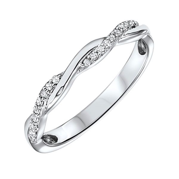 10KT White Gold & Diamonds Mixables Fashion Ring   - 1/10 cts K. Martin Jeweler Dodge City, KS