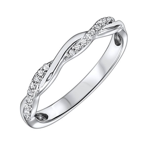 14KT White Gold & Diamonds Mixables Fashion Ring   - 1/10 cts Grayson & Co. Jewelers Iron Mountain, MI