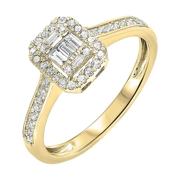 14Kt Yellow Gold Diamond 1/2Ctw Ring