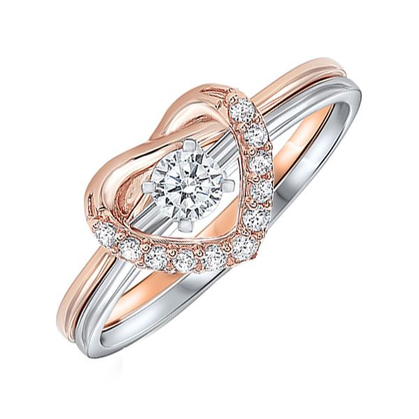 10Kt White Rose Gold Diamond (1/4Ctw) Ring Harris Jeweler Troy, OH