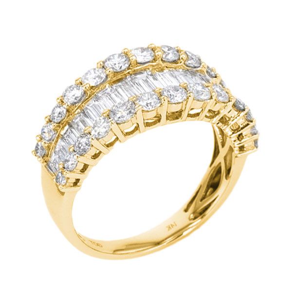 14Kt Yellow Gold Diamond 2 1/3Ctw Ring Cone Jewelers Carlsbad, NM