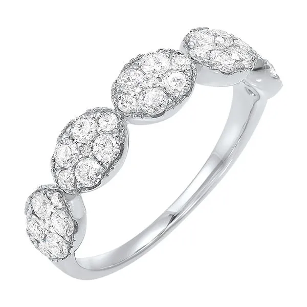 Platinum White Diamond 3/4Ctw Ring