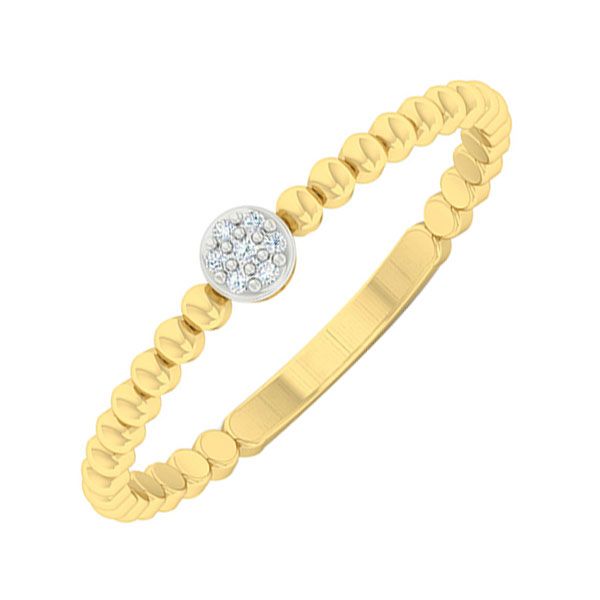 10KT Yellow Gold & Diamonds Sparkle Mixables Ring  - 1/10 cts Grayson & Co. Jewelers Iron Mountain, MI