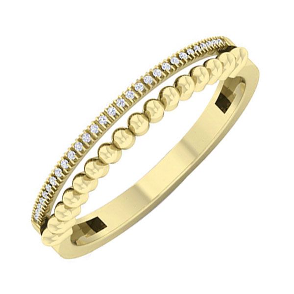10Kt Yellow Gold Diamond 1/20Ctw Ring Branham's Jewelry East Tawas, MI