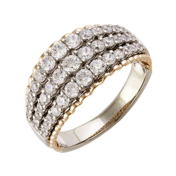 14Kt White Yellow Gold Diamond 1Ctw Ring D. Geller & Son Jewelers Atlanta, GA