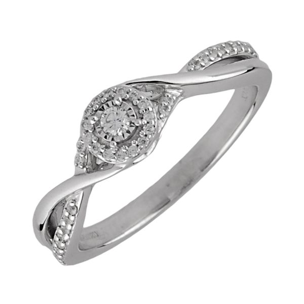 Silver Diamond 1/6Ctw Ring Windham Jewelers Windham, ME