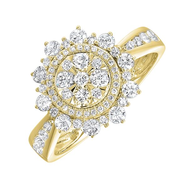 14Kt Yellow Gold Diamond 1Ctw Ring Layne's Jewelry Gonzales, LA