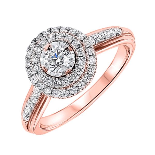 14Kt Rose Gold Diamond 3/4Ctw Ring Layne's Jewelry Gonzales, LA
