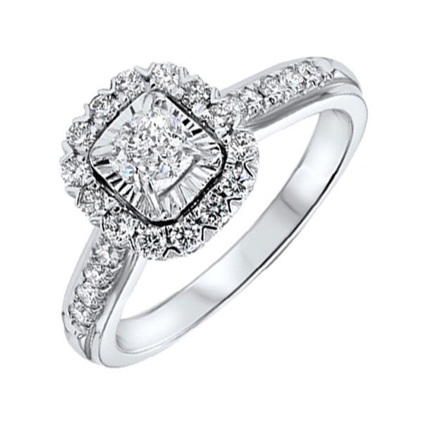 14Kt White Gold Diamond 1/2Ctw Ring S.E. Needham Jewelers Logan, UT