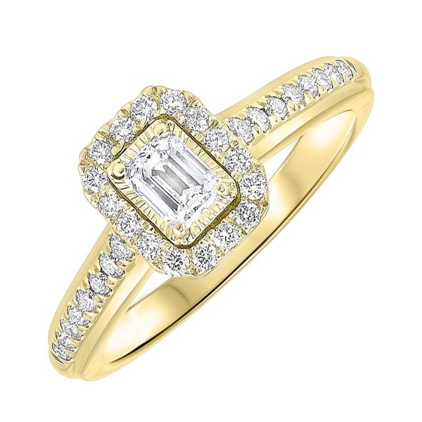 14Kt Yellow Gold Diamond 5/8Ctw Ring Branham's Jewelry East Tawas, MI