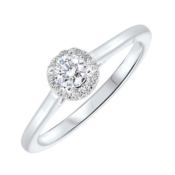 14KT White Gold & Diamond Classic Book Cash & Carry Engagement Ring   - 1/3 ctw Grayson & Co. Jewelers Iron Mountain, MI
