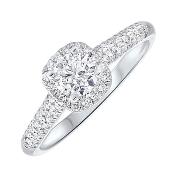 14KT White Gold & Diamond Classic Book Cash & Carry Engagement Ring   - 3/4 ctw Grayson & Co. Jewelers Iron Mountain, MI