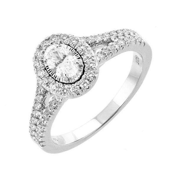 14KT White Gold & Diamond Classic Book Tru Reflection Engagement Ring  - 3/4 ctw Grayson & Co. Jewelers Iron Mountain, MI