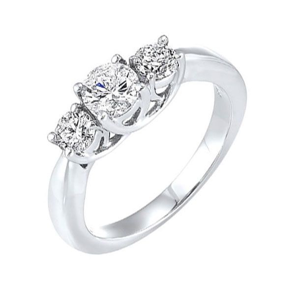 haalbaar schuif wedstrijd Gems One 14Kt White Gold Diamond (1Ctw) Ring RG73119-4WC | S.E. Needham  Jewelers | Logan, UT