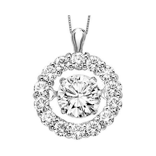 14KT White Gold & Diamonds Rhythm Of Love Neckwear Pendant  - 1/2 cts Gala Jewelers Inc. White Oak, PA