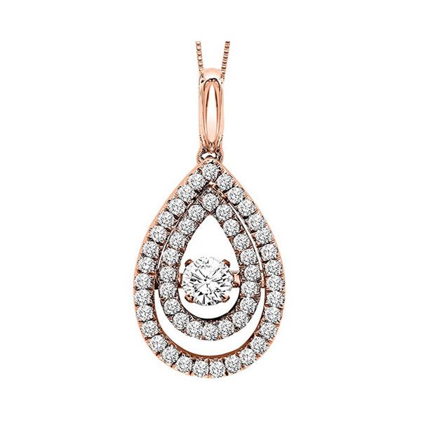 14Kt Rose Gold Diamond (3/8Ctw) Pendant S.E. Needham Jewelers Logan, UT