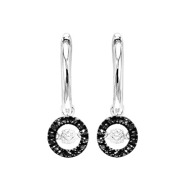 14KT White Gold & Diamonds Rhythm Of Love Fashion Earrings  - 1/5 cts Moseley Diamond Showcase Inc Columbia, SC