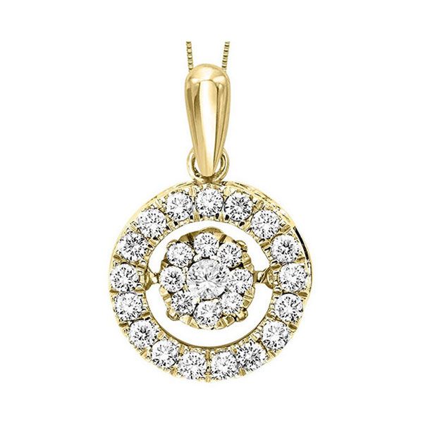 10KT Yellow Gold & Diamonds Rhythm Of Love Neckwear Pendant  - 1/2 cts Ross's Fine Jewelers Kilmarnock, VA