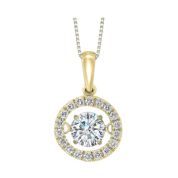 14Kt Yellow Gold Diamond (1Ctw) Pendant Milano Jewelers Pembroke Pines, FL
