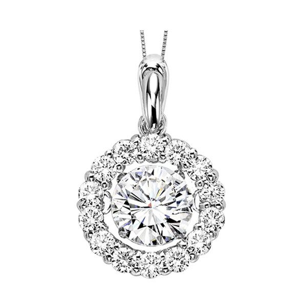 14KT White Gold & Diamonds Rhythm Of Love Neckwear Pendant  - 3/4 cts Michael's Jewelry North Wilkesboro, NC