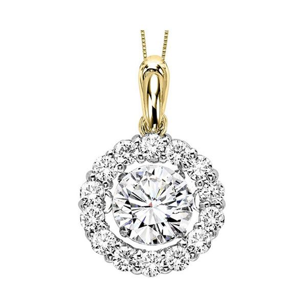 14KT Yellow Gold & Diamonds Rhythm Of Love Neckwear Pendant  - 1 1/4 cts Ware's Jewelers Bradenton, FL