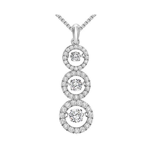 14KT White Gold & Diamonds Rhythm Of Love Neckwear Pendant  - 1/2 cts Grayson & Co. Jewelers Iron Mountain, MI