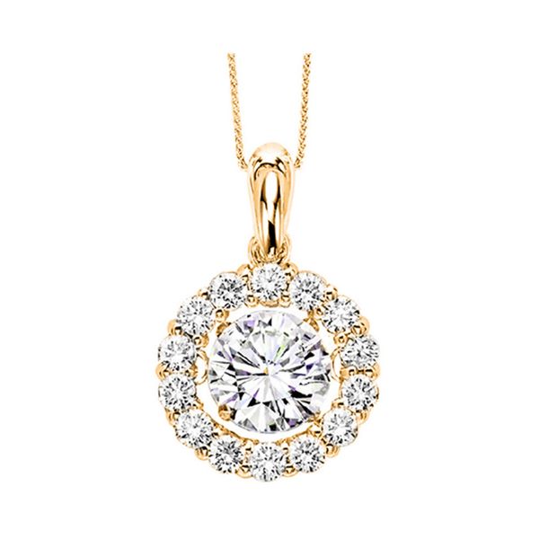 14Kt Yellow Gold Diamond (1/4Ctw) Pendant Castle Couture Fine Jewelry Manalapan, NJ