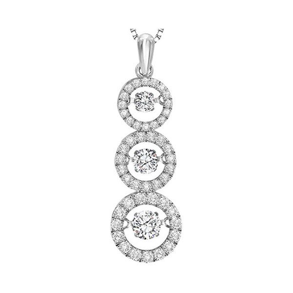 14KT White Gold & Diamonds Rhythm Of Love Neckwear Pendant  - 2 1/4 cts Grayson & Co. Jewelers Iron Mountain, MI