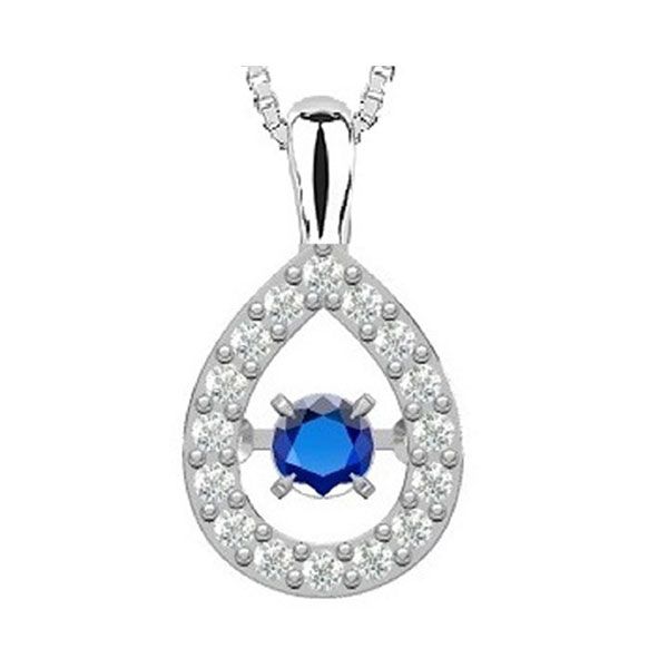 14KT White Gold & Diamonds Rhythm Of Love Neckwear Pendant  - 1/10 cts Grayson & Co. Jewelers Iron Mountain, MI