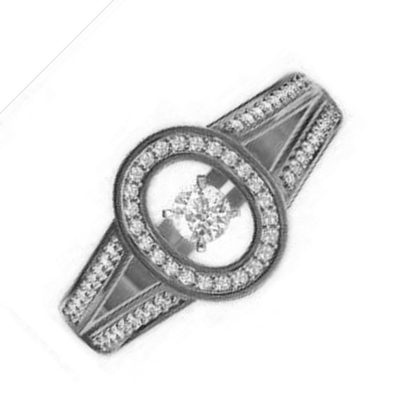 Silver (SLV 995) Diamonds Rhythm Of Love Fashion Ring   - 1/2 cts Don's Jewelry & Design Washington, IA