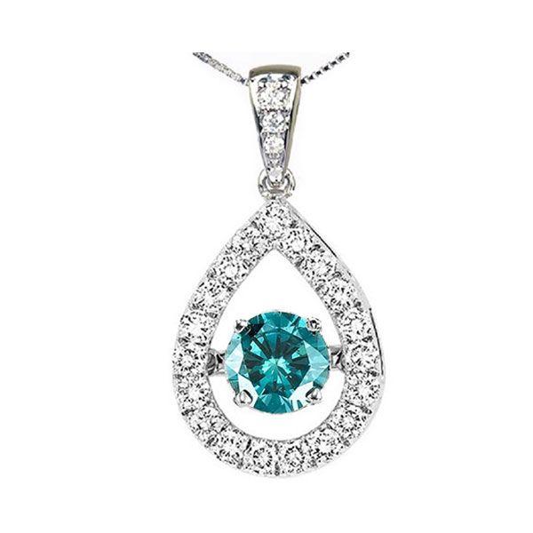 14KT White Gold & Diamonds Rhythm Of Love Neckwear Pendant  - 2 cts Milano Jewelers Pembroke Pines, FL