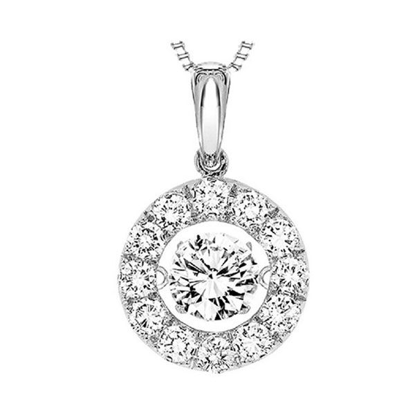 14KT White Gold & Diamonds Rhythm Of Love Neckwear Pendant   - 1 cts Grayson & Co. Jewelers Iron Mountain, MI