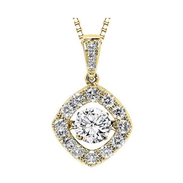 14KT Yellow Gold & Diamonds Rhythm Of Love Neckwear Pendant  - 3/4 cts Ross's Fine Jewelers Kilmarnock, VA