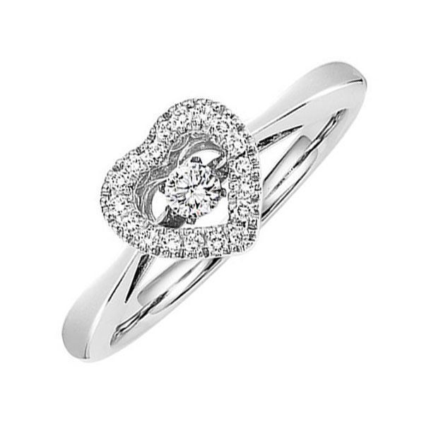 10KT White Gold & Diamonds Rhythm Of Love Fashion Ring  - 1/5 cts Milano Jewelers Pembroke Pines, FL