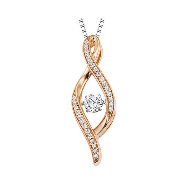10Kt Yellow Gold Diamond (1/4Ctw) Pendant Gala Jewelers Inc. White Oak, PA