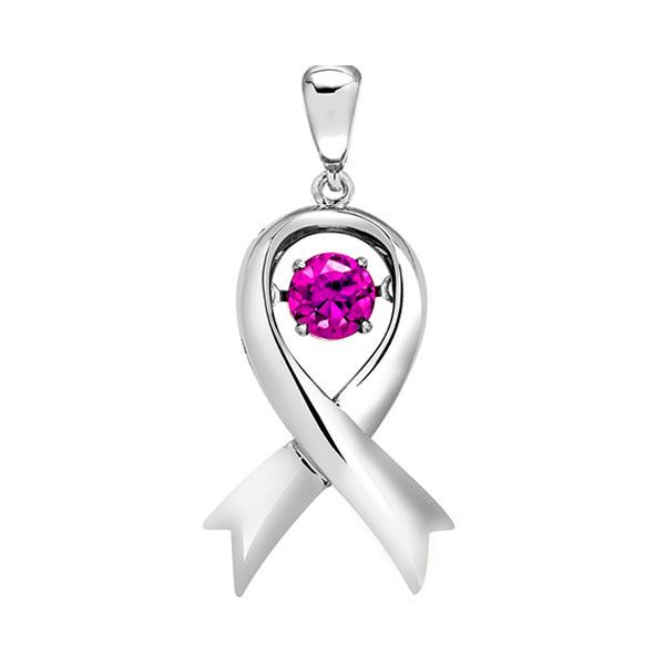 Silver Pink Tourmaline (1/3 Ctw) Pendant Grayson & Co. Jewelers Iron Mountain, MI