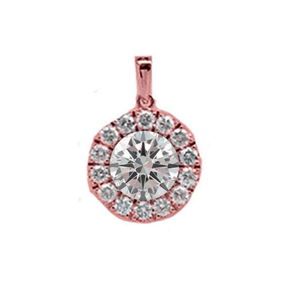 14KT Pink Gold & Diamonds Rhythm Of Love Neckwear Pendant  - 2 1/2 cts K. Martin Jeweler Dodge City, KS