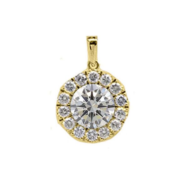 14KT Yellow Gold & Diamonds Rhythm Of Love Neckwear Pendant  - 2 1/2 cts JMR Jewelers Cooper City, FL