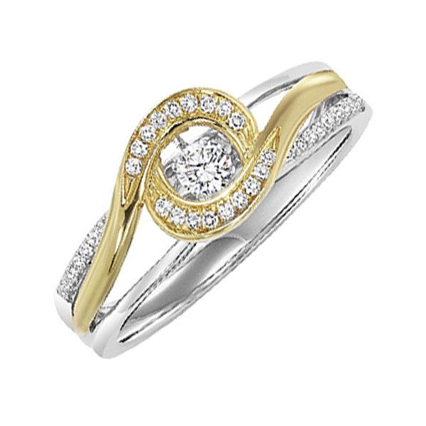 14KT White Gold & Diamonds Rhythm Of Love Fashion Ring  - 1/5 cts Milano Jewelers Pembroke Pines, FL