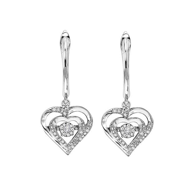 Silver Diamond (1/10 Ctw) Earring K. Martin Jeweler Dodge City, KS
