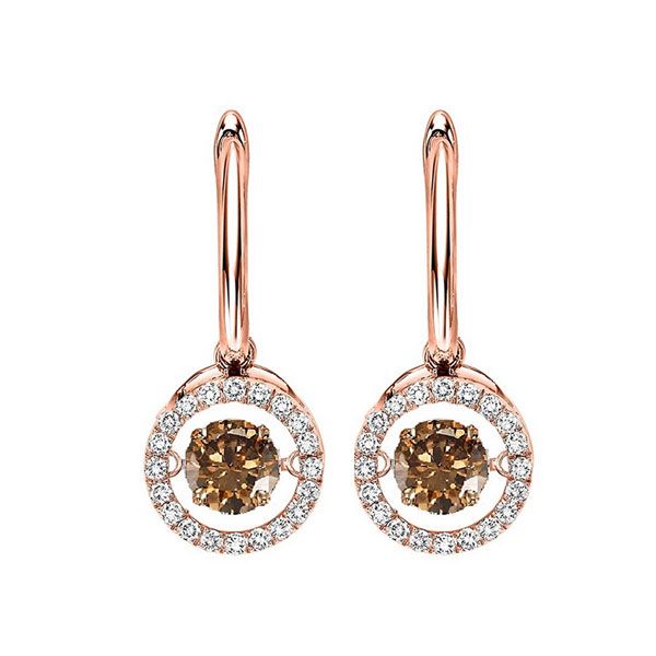 14KT Pink Gold & Diamonds Rhythm Of Love Fashion Earrings  - 2 1/2 cts Layne's Jewelry Gonzales, LA